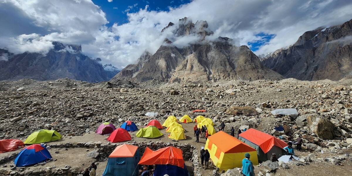 One of best place to camp on the way to K2 Trek